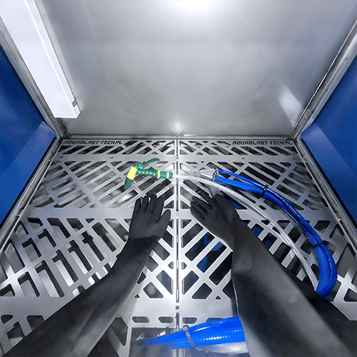 Aquablast standard maszyna 1300 vnutri